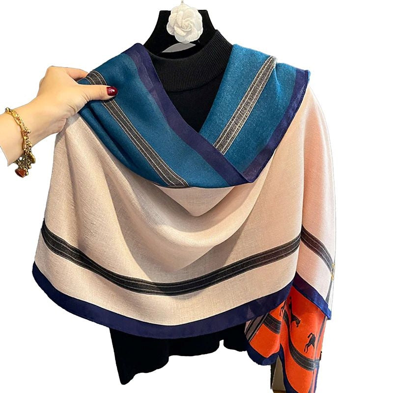 AWST Strap Goods" Cotton Linen Scarf