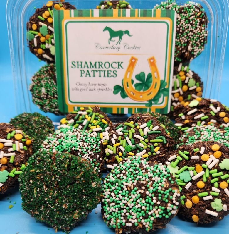 Canterbury Cookies Horse Treat Plops-Shamrock 20oz