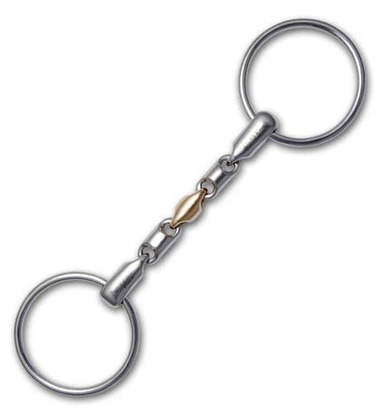 Stubben Steeltec Waterford Loose Ring Snaffle Bit