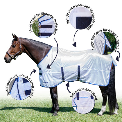 Defender Silver Elite Standard Neck Fly Sheet