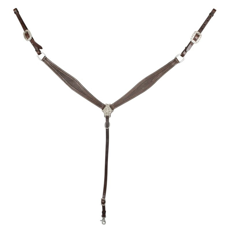 Tabelo Basket Tooled Flared Breast Collar