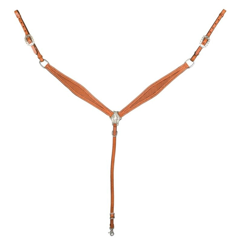 Tabelo Basket Tooled Flared Breast Collar