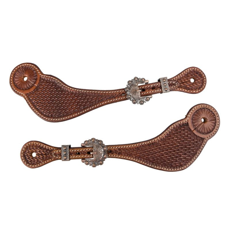 Tabelo Spur Straps Chestnut