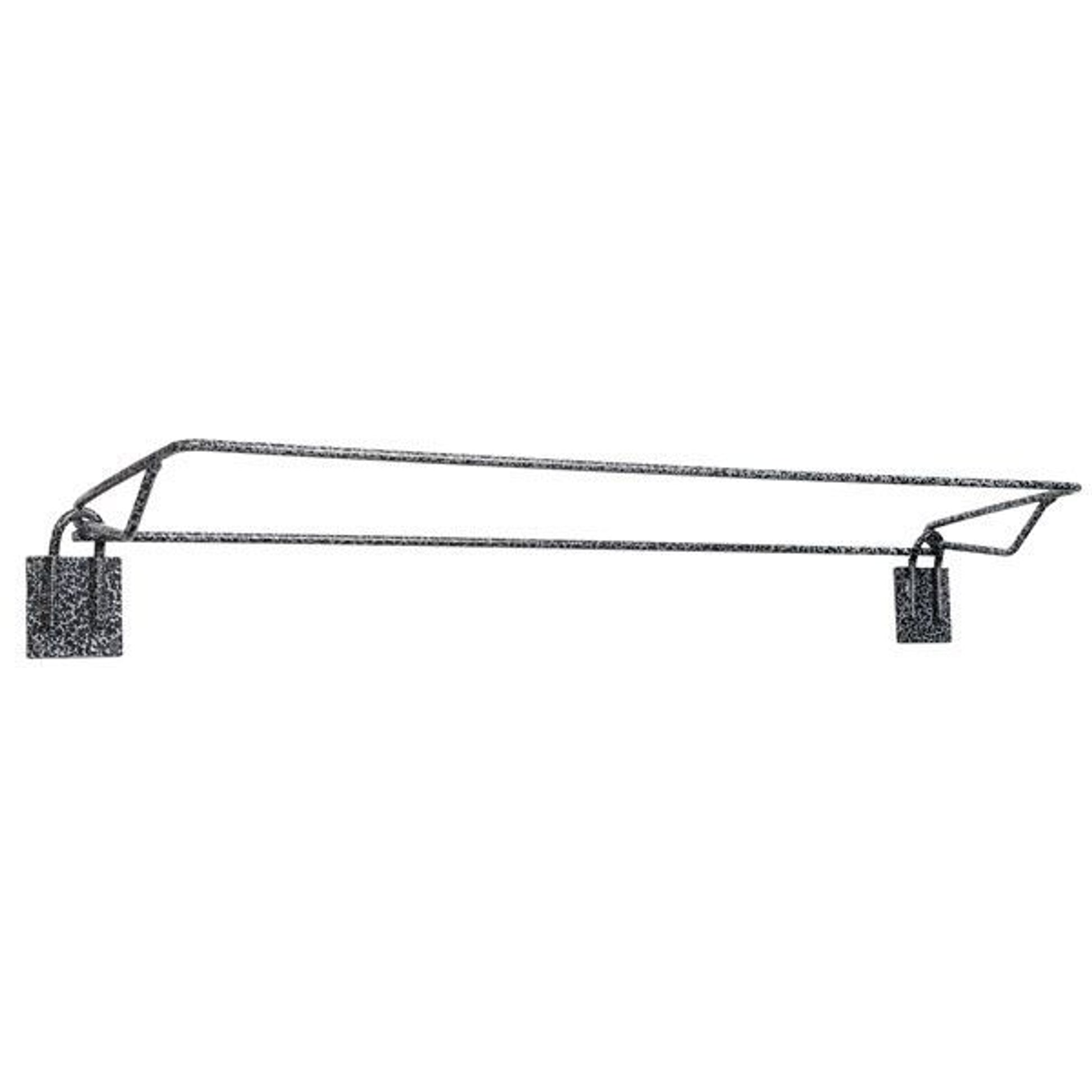 Tough1 Fold Down Blanket Rack Black Silver