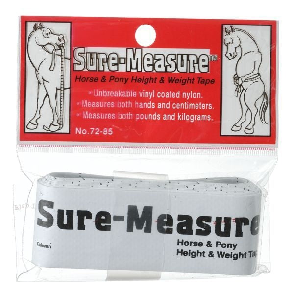 Horse And Pony Height And Weight Tape - 12 Pack Br