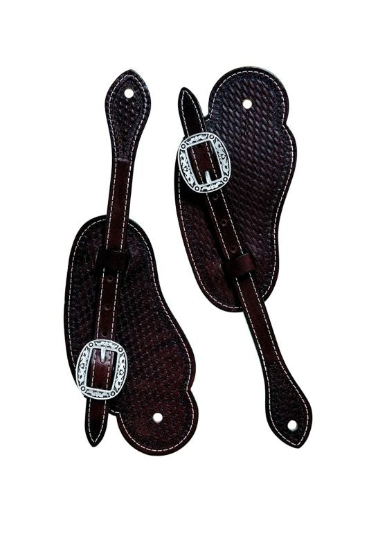 Weaver Basin Cowboy Spur Strap Rich Brown