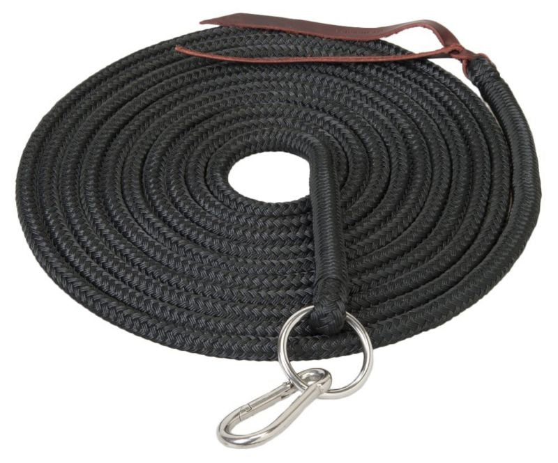 Weaver Silvertip Lunge Line with Ringsnap 1/2x22