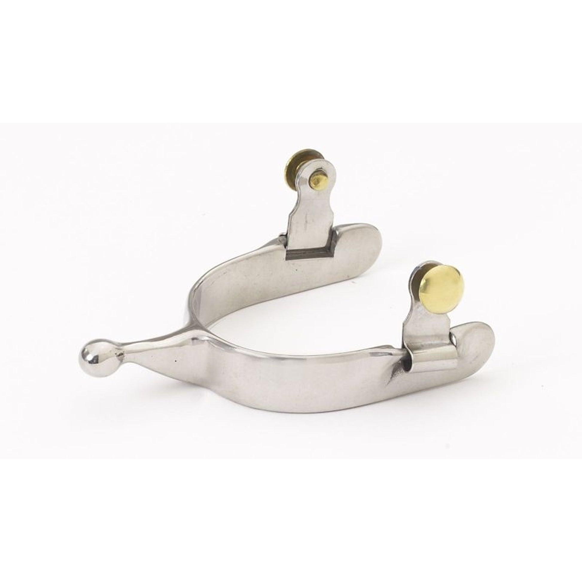 Turn-Two Equine Western Knob End Spurs 3/4 Brn