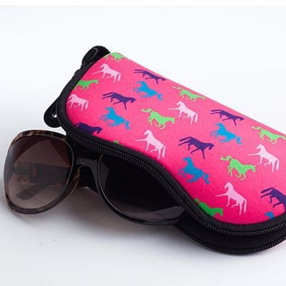 Tek Trek Neoprene Sunglasses Case Pink