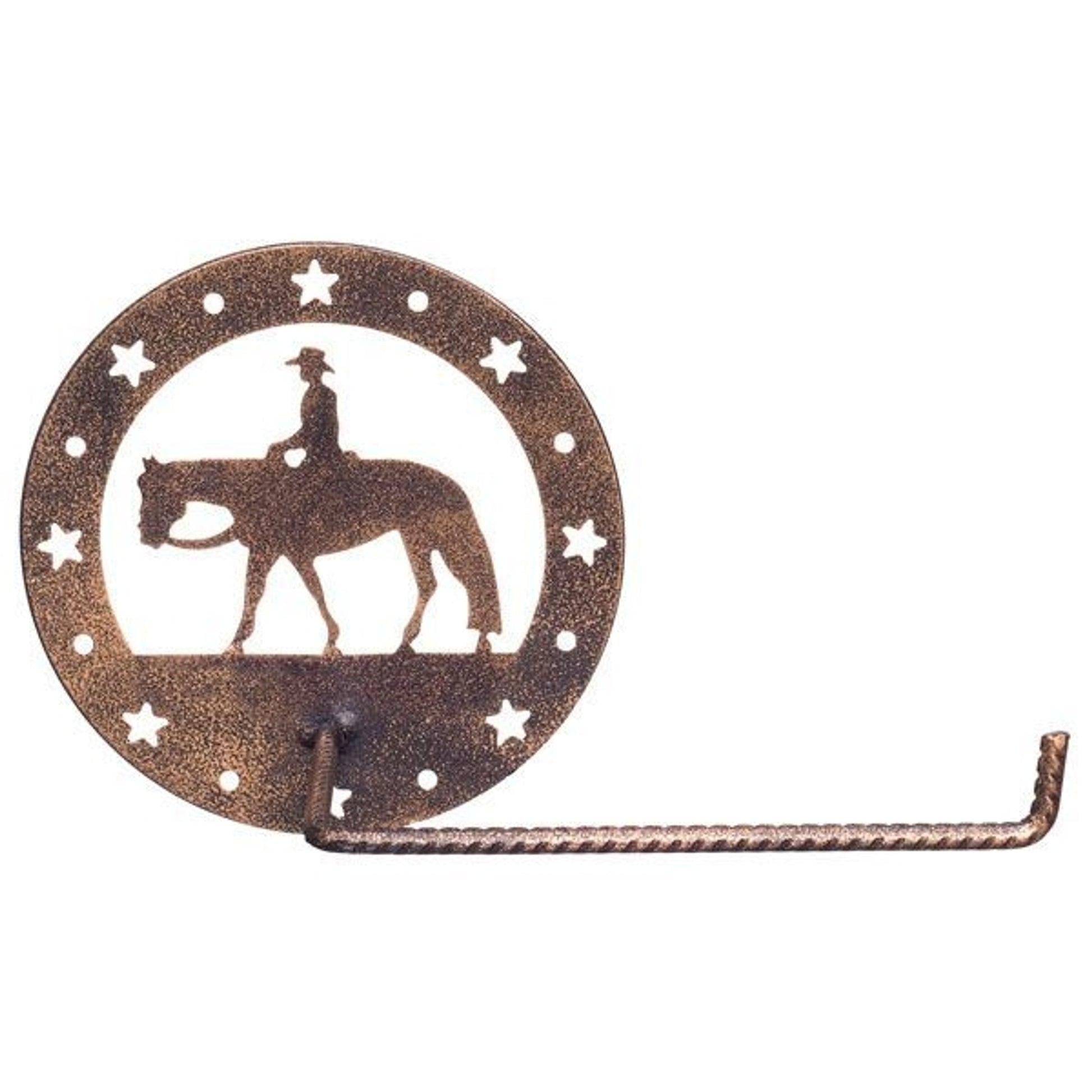Gift Corral Toilet Paper Holder WestPleasure Bk/Wh