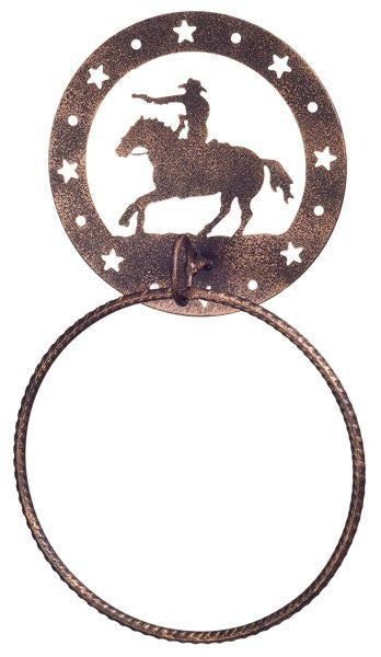 Gift Corral Towel Ring - Shooter Shooter Bk/Wh