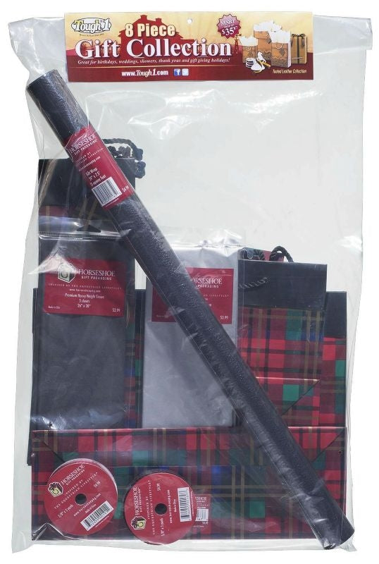 Festive Plaid Gift Wrap Gift Wrap 8 Pack