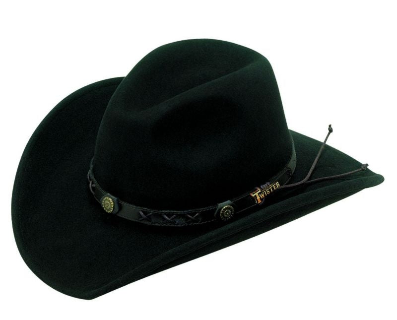 Twister Dakota Crushable Hat Large Black