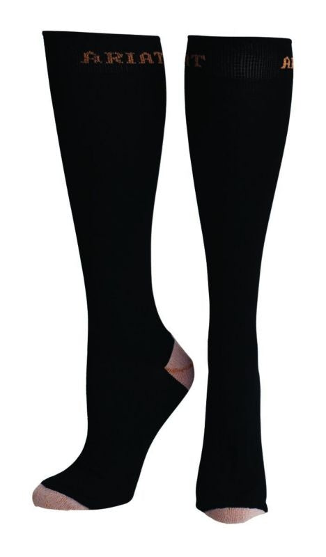 Ariat Womens Tall Boot Sock Black