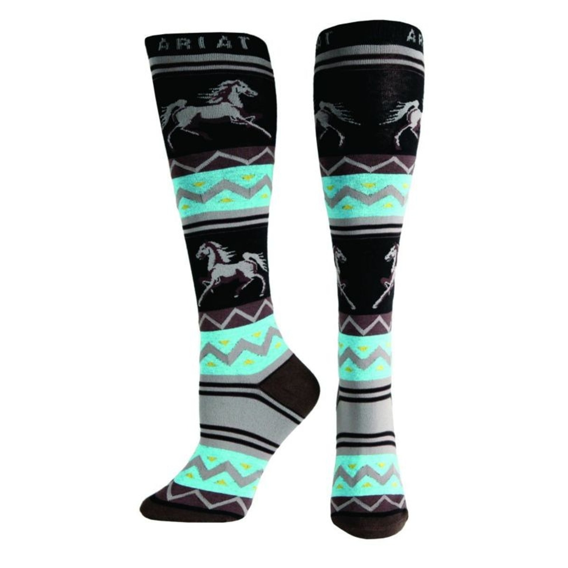 Ariat Womens Apache Knee Sock Coffee