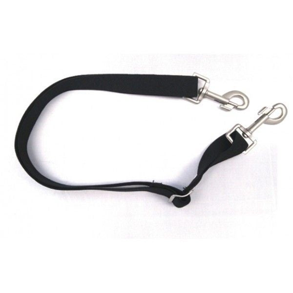 Equiessential LegStrap/Bolt Snap At Both EndBk/Wh