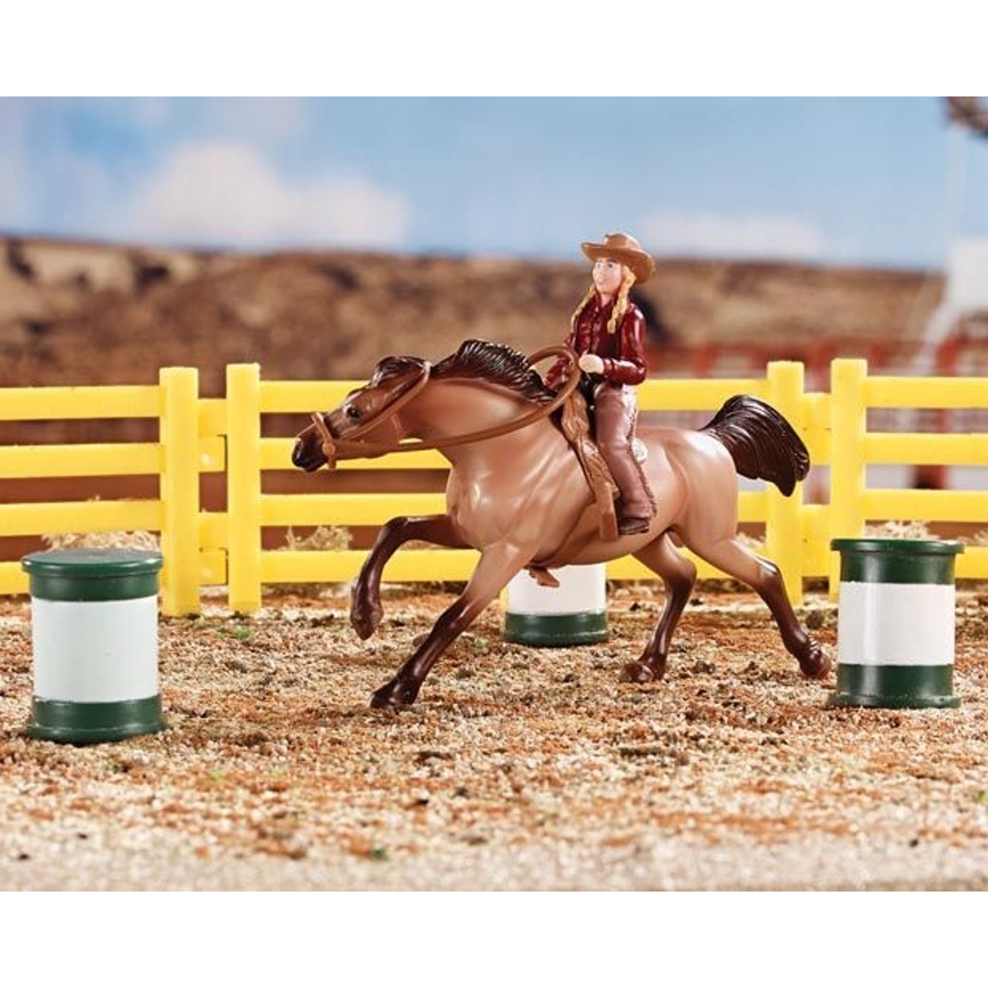 Stablemates Barrel Racing 8.25X4.25X5.375 Steel