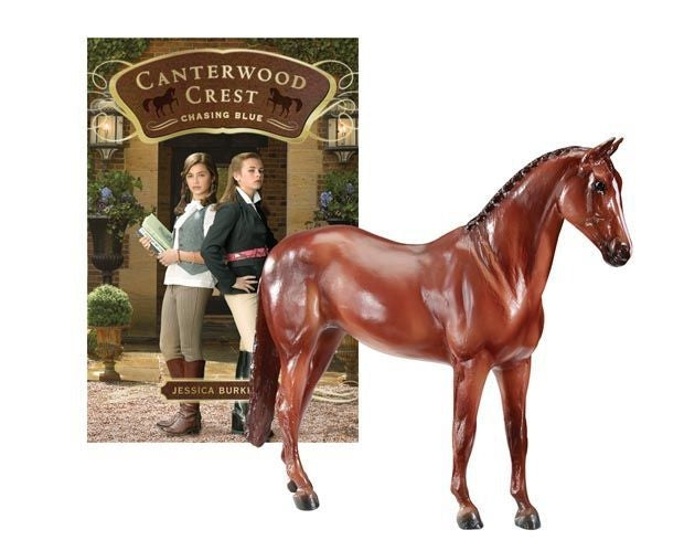 Breyer Canterwood Crest Chasing Blue with Aristocrat
