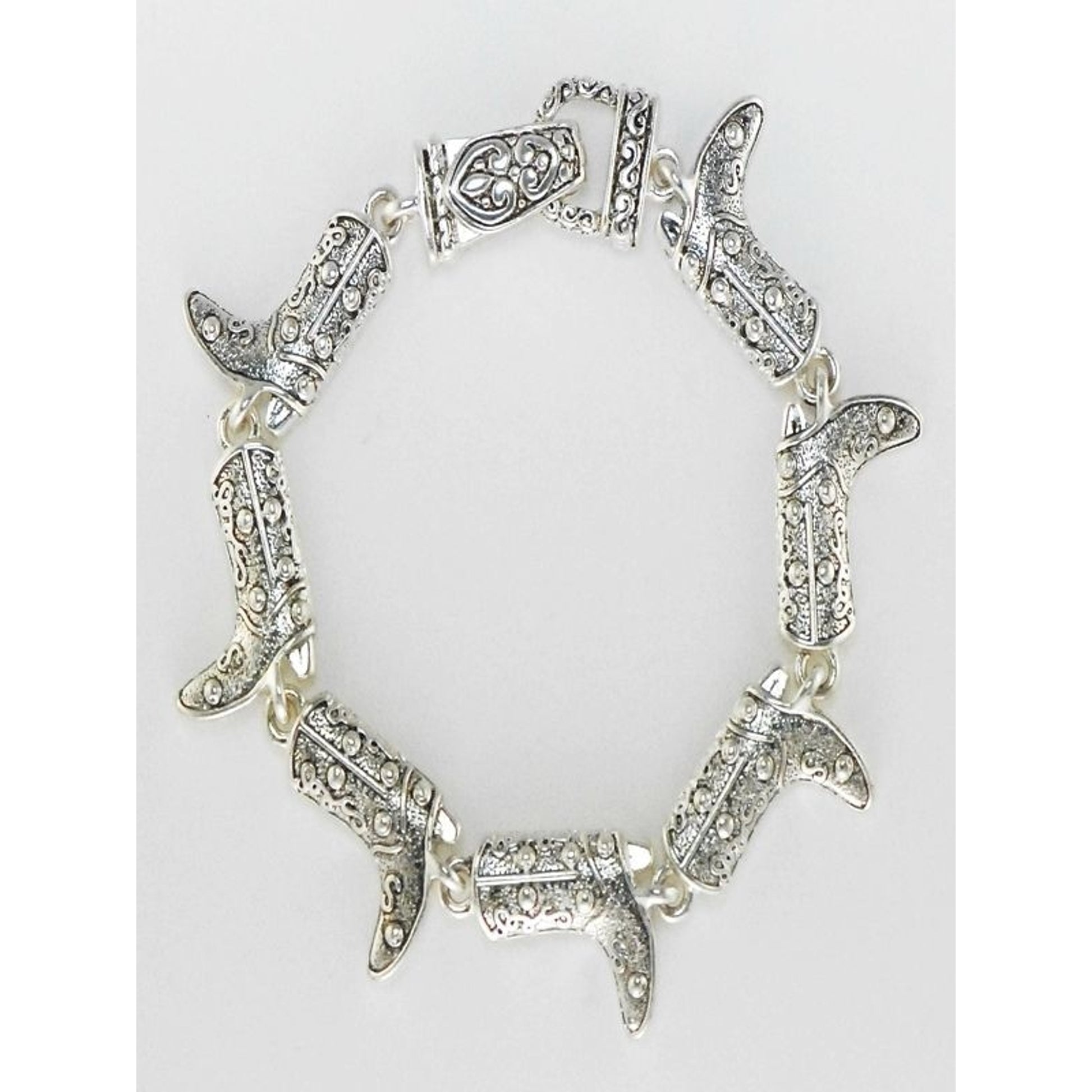 Finishing Touch Cowboy Boot Bracelet Clear