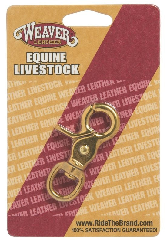 Weaver Leather Solid Brass Snap Round Scissor 1/2