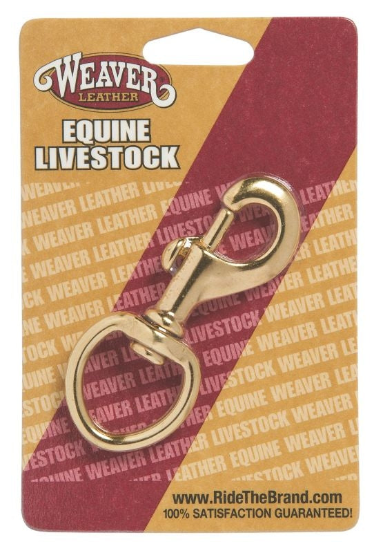 Weaver Leather Solid Brass Snap Round Swivel 1