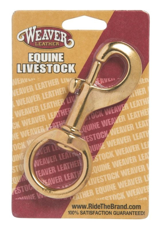 Weaver Leather Solid Brass Snap Round Swivel 1.25