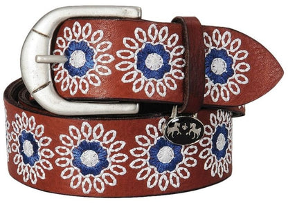 Tuffrider Sophia Leather Belt X-Large Brn