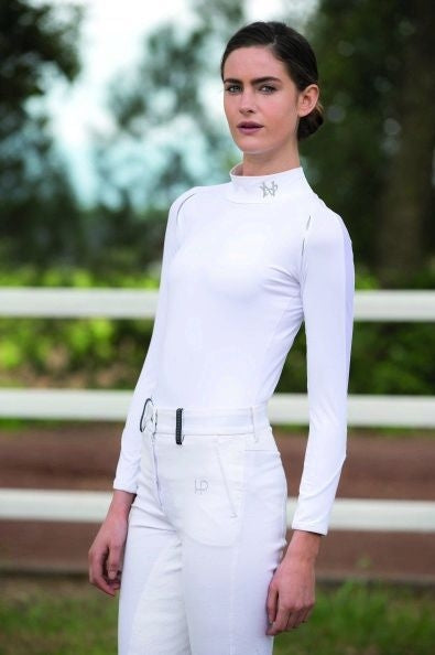 Horseware Ladies Long Sleeve Base Layer XS White