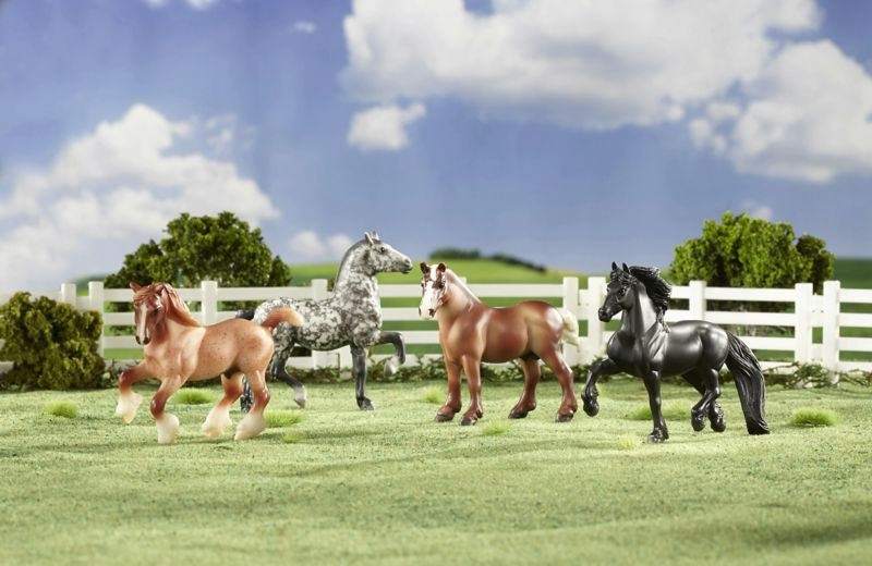 Breyer Stablemates Horse Sets Gentle Giants Steel