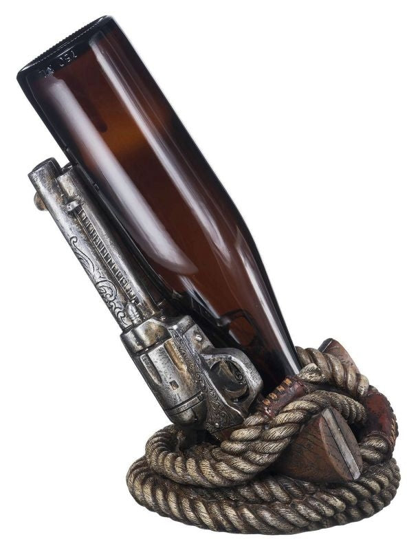 Tough1 Pistols Wine Bottle HolderBk/Wh