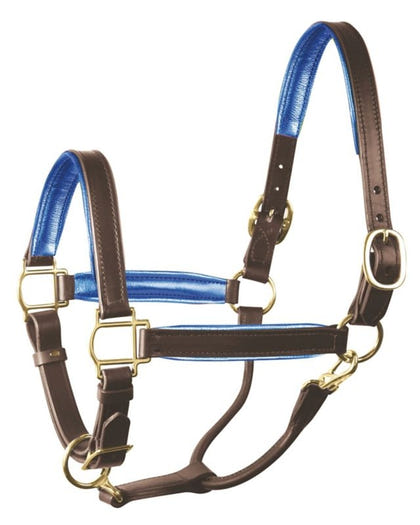 Perri's Soft Metallic Padded Leather Halter