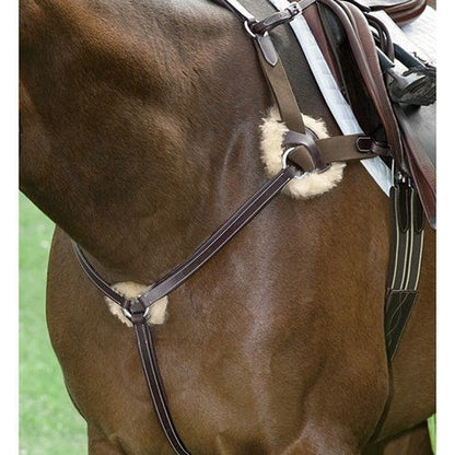 Nunn Finer 5 Way Breastplate Horse Black/Zinc