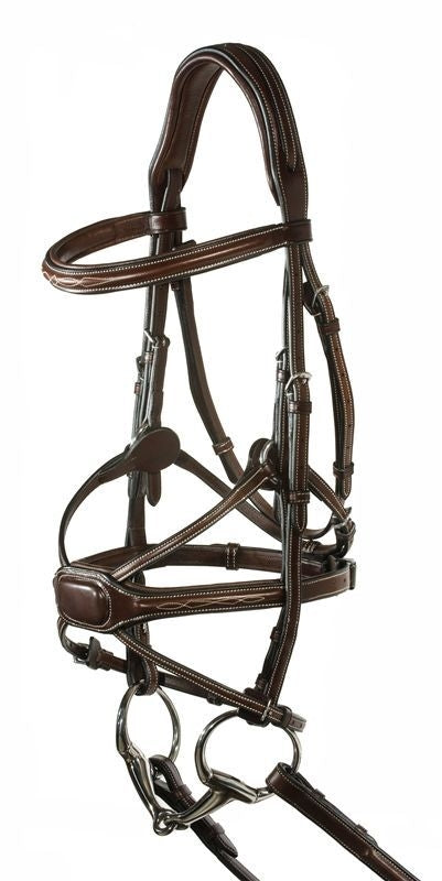 Nunn Finer Arianna Figure 8 Bridle Cob Havana