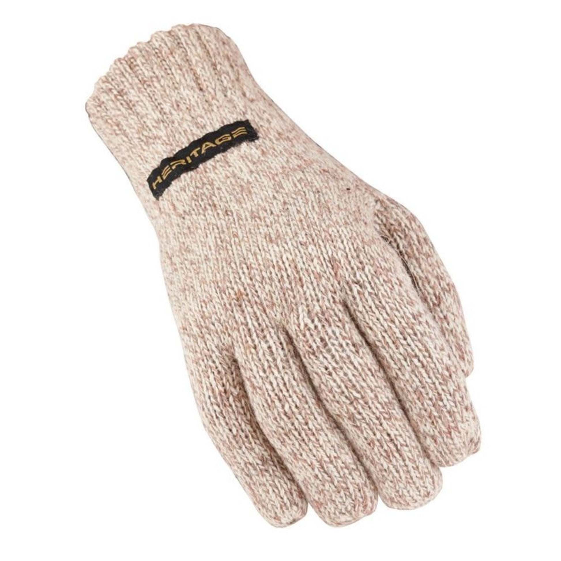 Heritage Gloves Ragg Wool Gloves 7 Oatmeal
