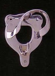 Horsefare Plain Chrome Saddle Rack Chrome