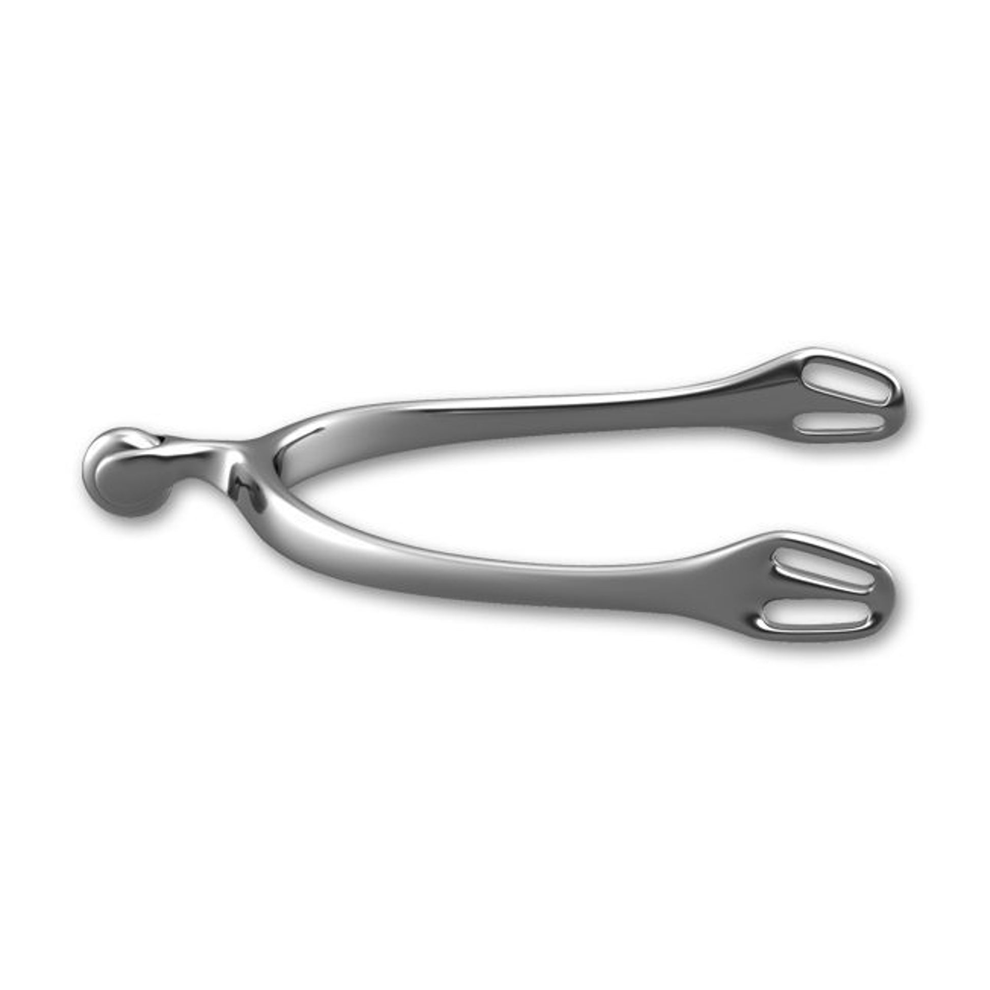 Steeltec Dynamic Smooth Roller Neck Spurs 25mm