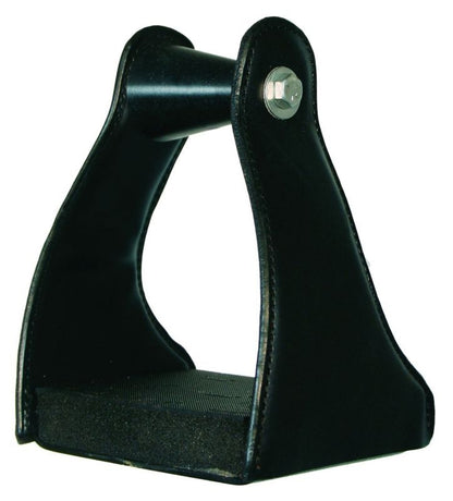 Circle Y EBS Leather Covered Trail Stirrup 5 Brown