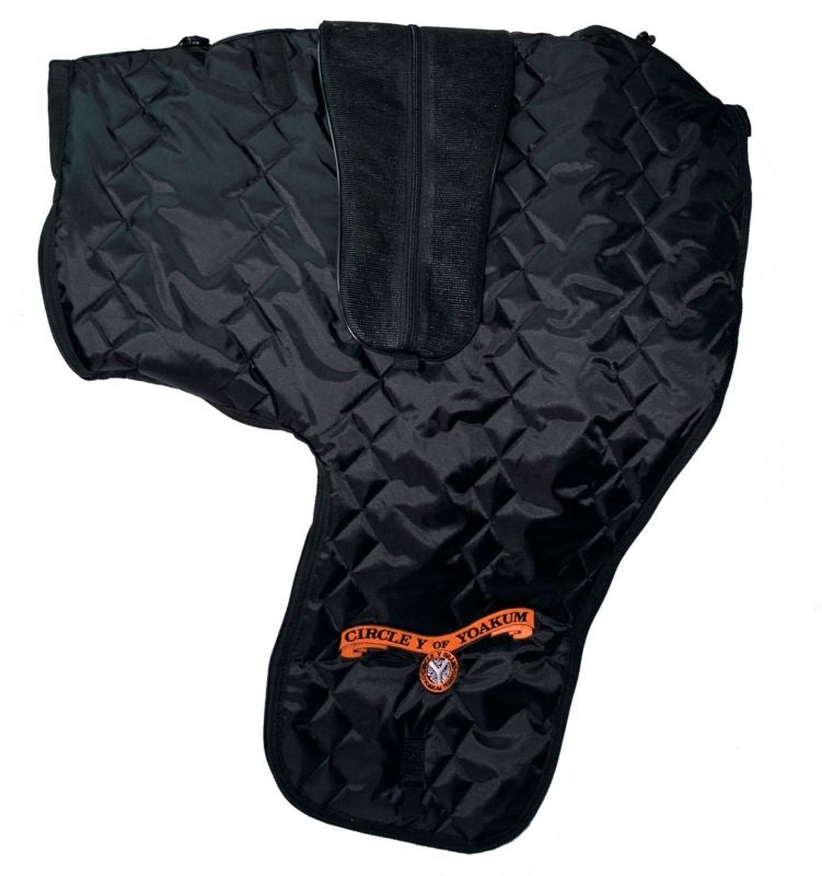 Circle Y Saddle Carrying Bag with Girth Black
