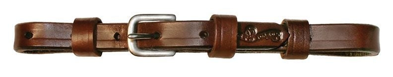 Circle Y Leather Curb Strap Brn