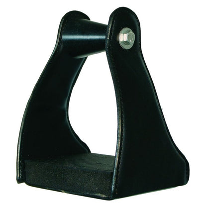 Circle Y EBS Leather Covered Trail Stirrup 5 Brown