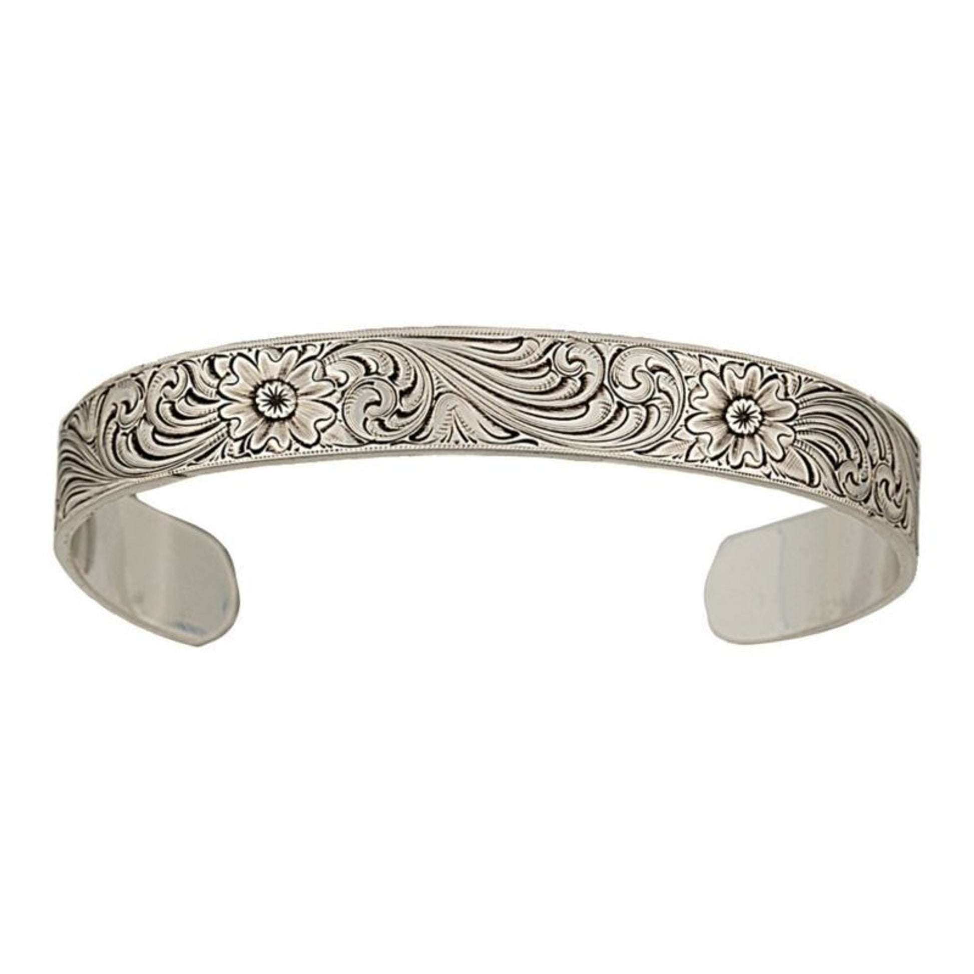 Montana Classic Engraved Narrow Cuff Bracelet