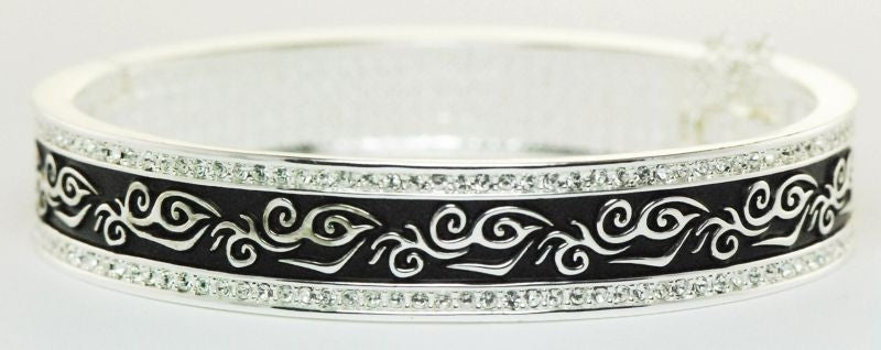 Western Edge Filigree Crystal Bracelet