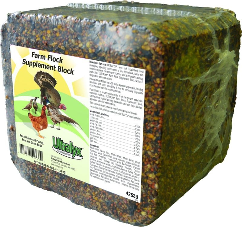 Farm Flock Poultry Block 25 lbs.