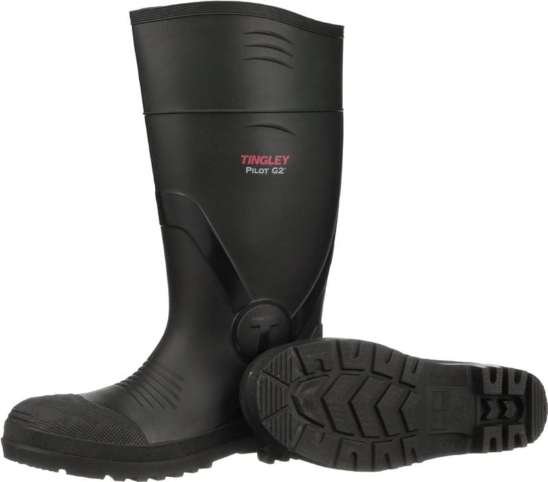 Tingley Pilot Plain Toe Knee Boots