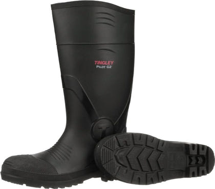 Tingley Pilot Plain Toe Knee Boots
