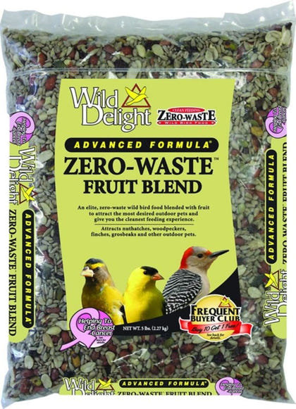 Wild Delight Zero Waste Fruit Blend Bird Food 5lb