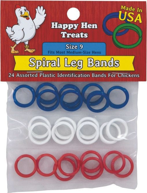 Spiral Leg Bands Size 9/24 Pack Assorted