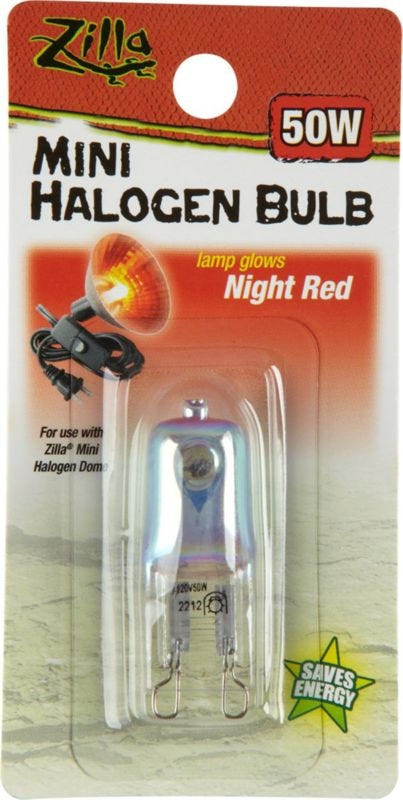 Zilla Mini Halogen Bulb 50 Watt Day White