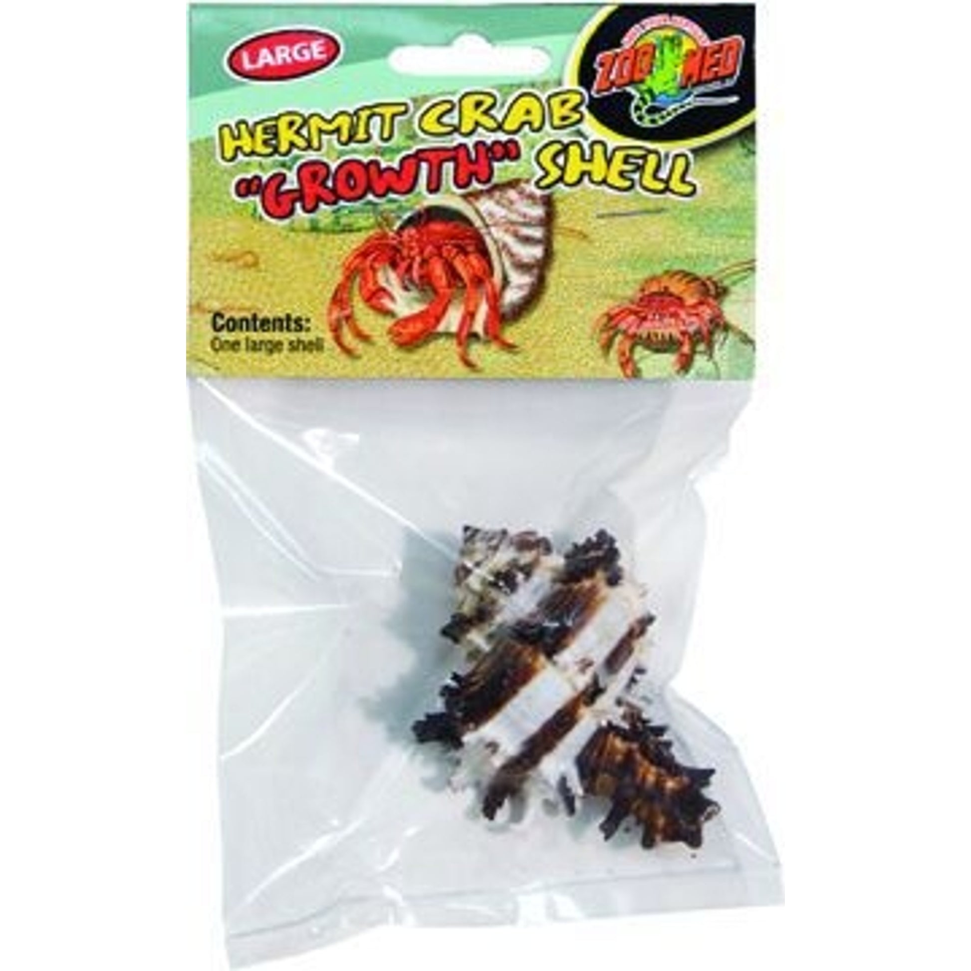 Zoo Med Hermit Crab Growth Shell M/2pk Natural