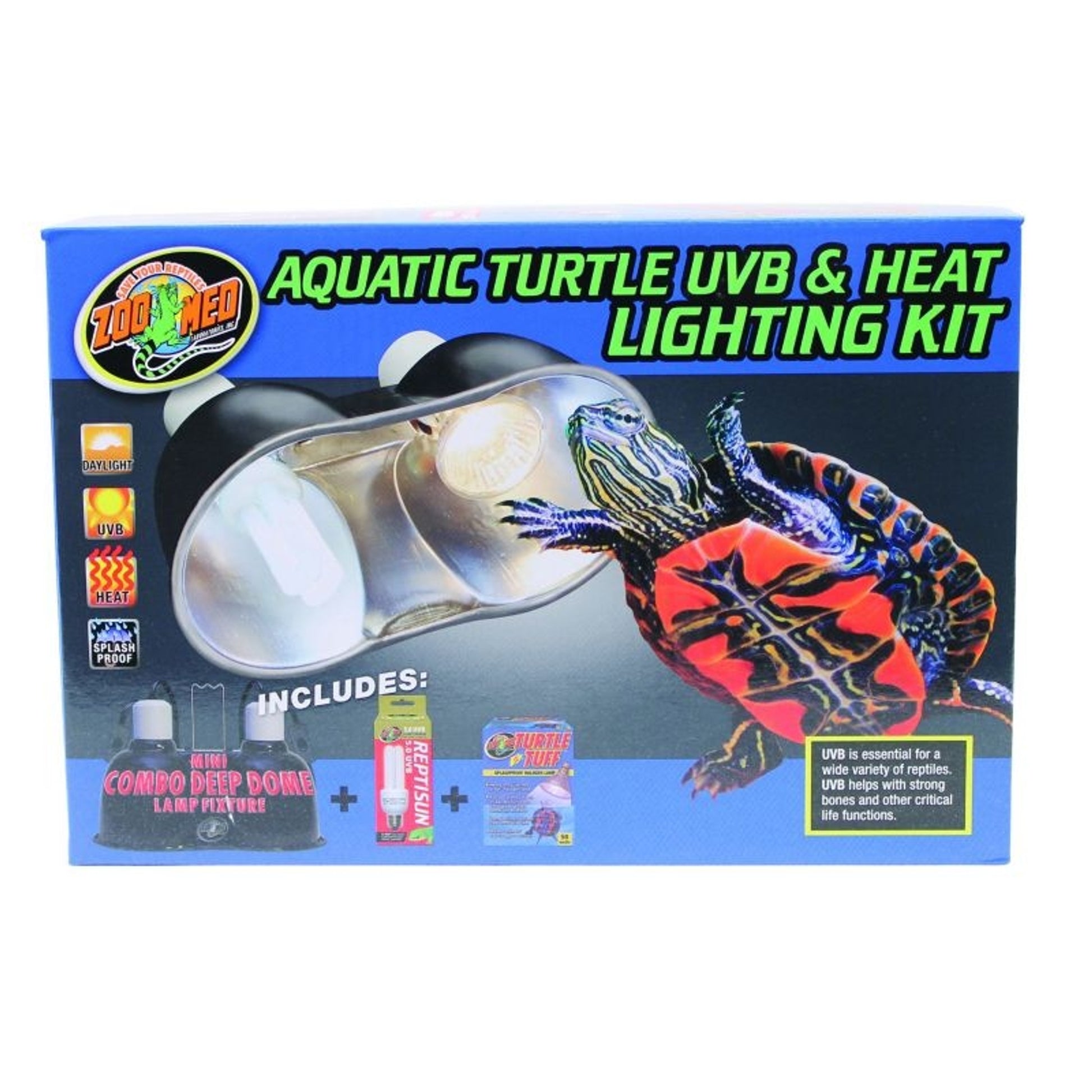 Zoo Med Aquatic Turtle Uvb and Heat Lighting Kit